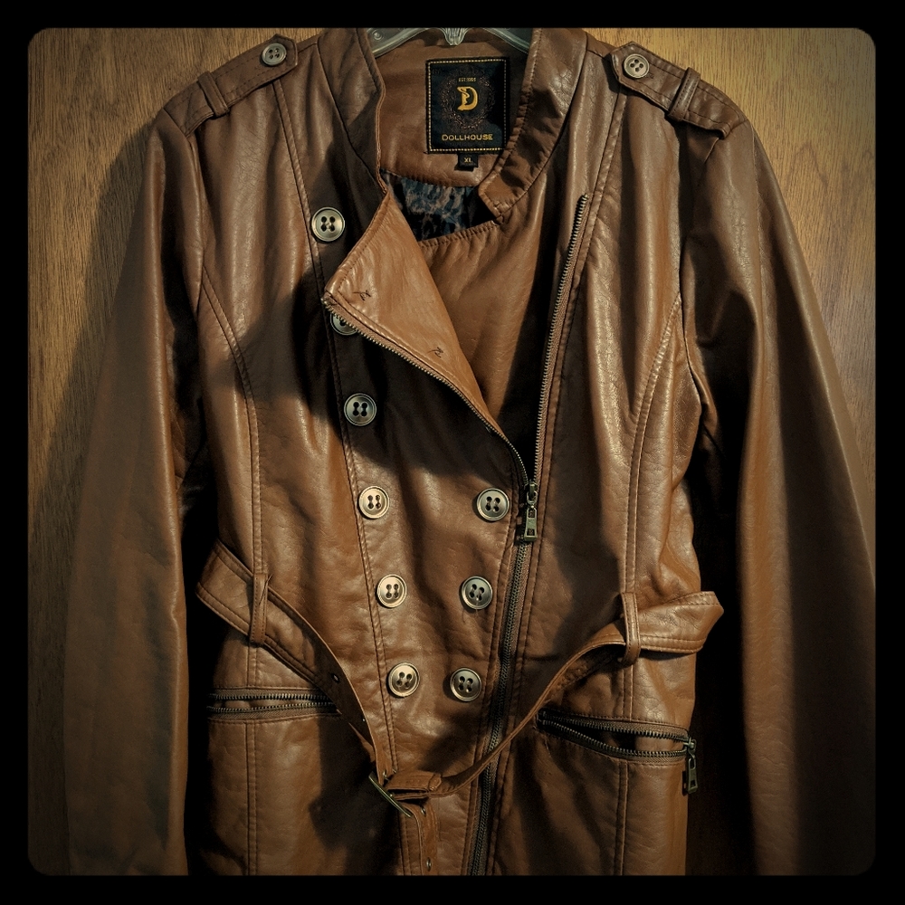 Ladies leather jacket
